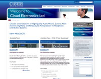 Cloud Commercial Audio Equipment - Click to visit